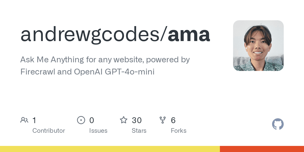 AMA (Ask Me Anything) AI - Chrome Extension