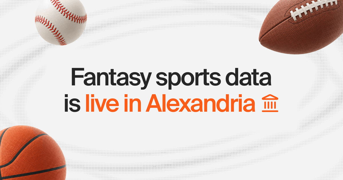 Fantasy sports data is live in Firecrawl Alexandria