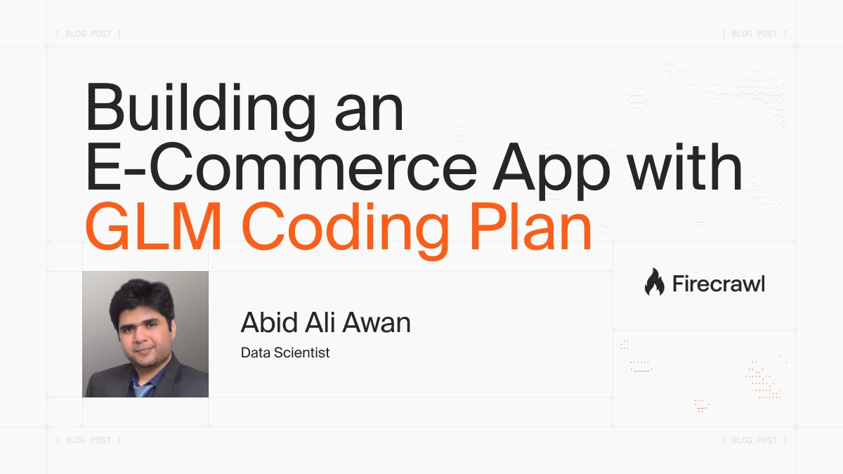 Building E-Commerce Intelligence Application with GLM Coding Plan image