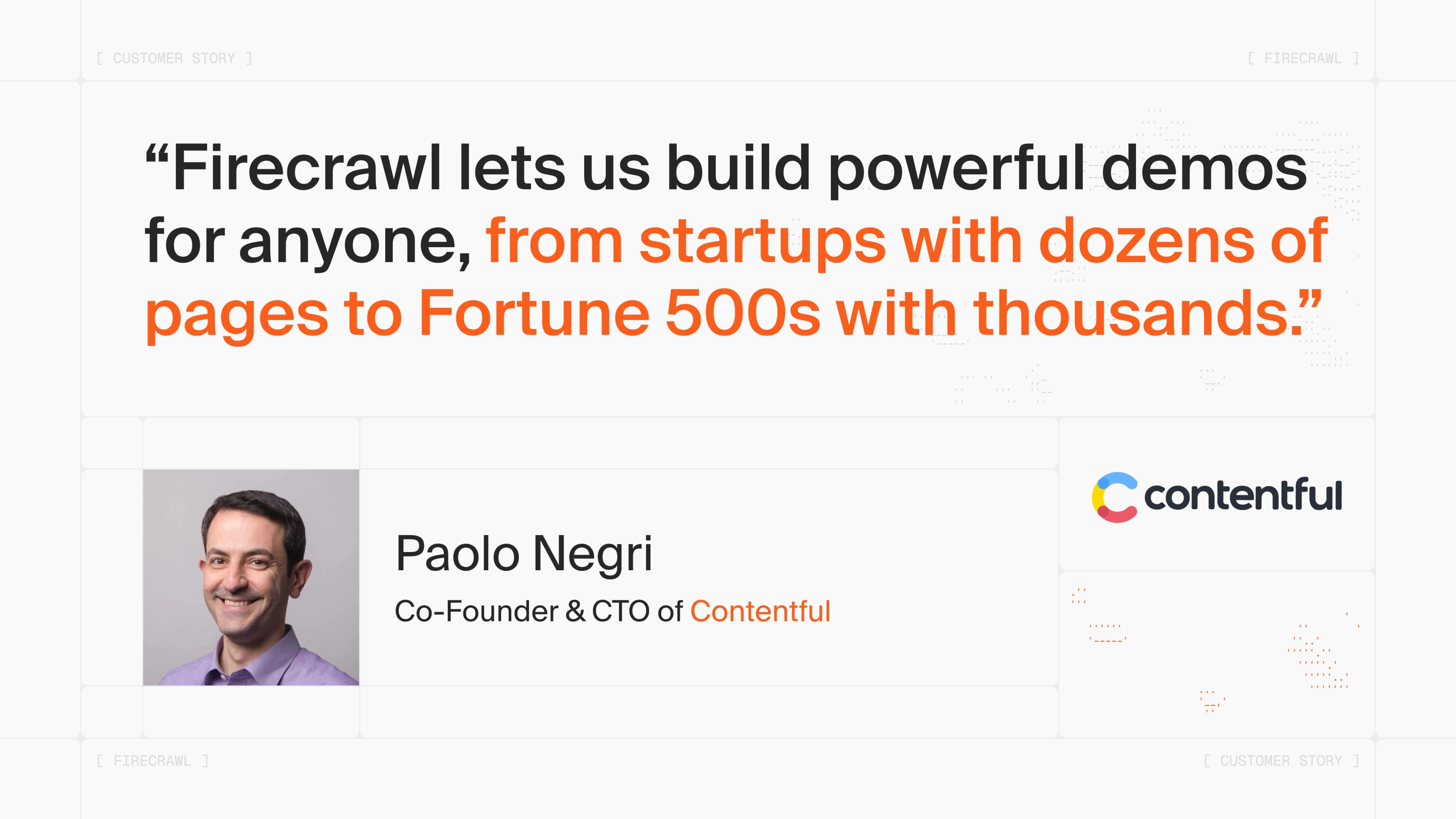 How Contentful Turns Any Website Into a Personalized Demo With Firecrawl image