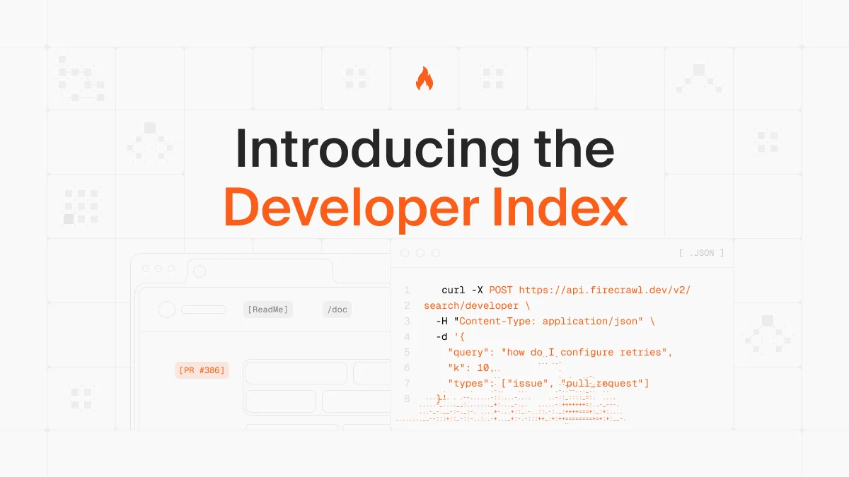 Introducing Firecrawl Developer Index: A Specialized Index for Coding Agents