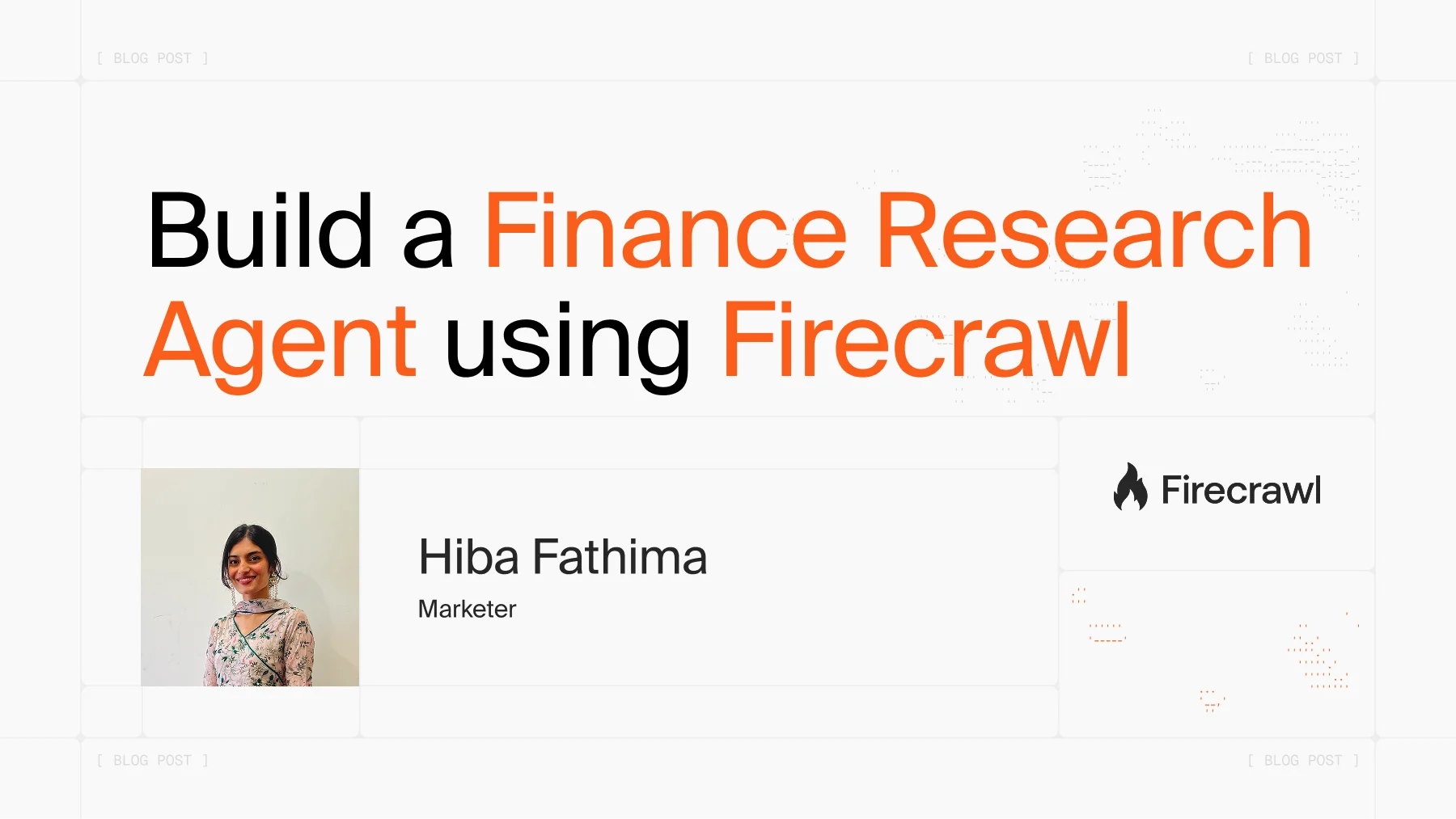 Build a Finance Research Agent with Live Web Search + Scraping Using Firecrawl image