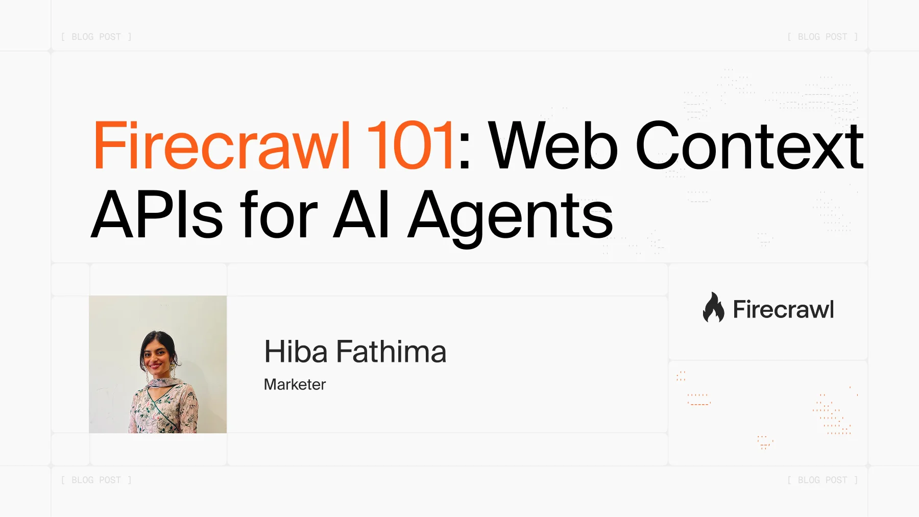 Firecrawl 101: Web Context APIs for AI Agents image