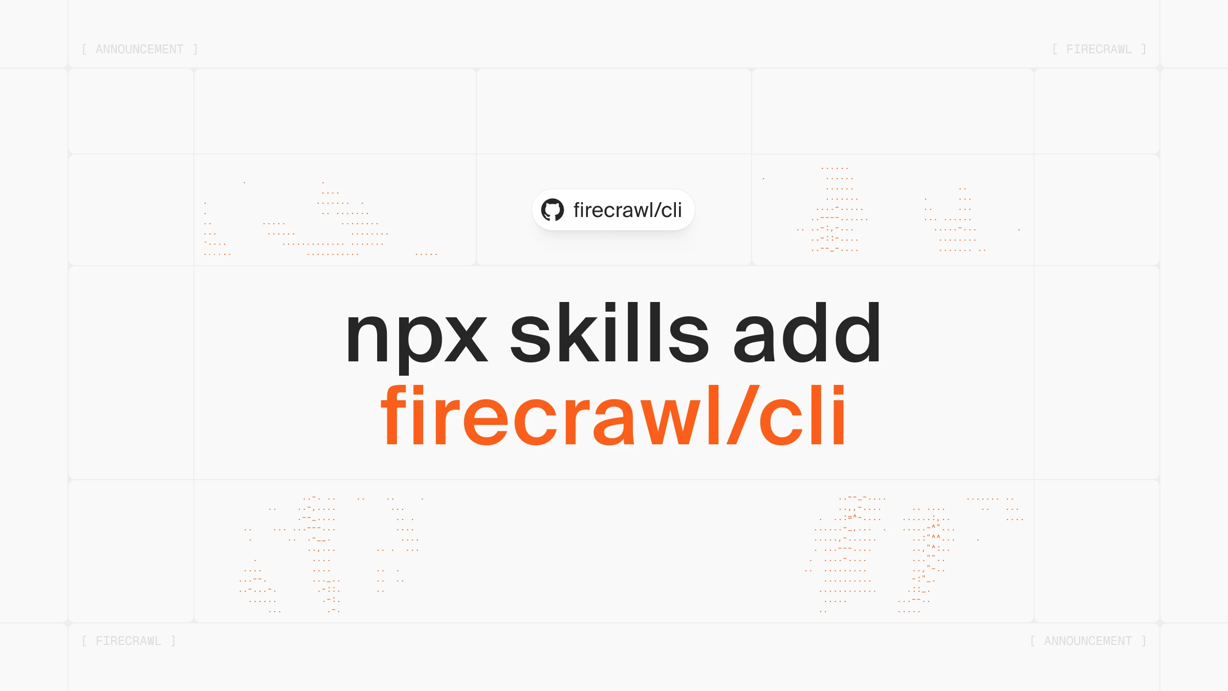 Introducing Firecrawl Skill and CLI: The Complete Web Data Toolkit for Agents image