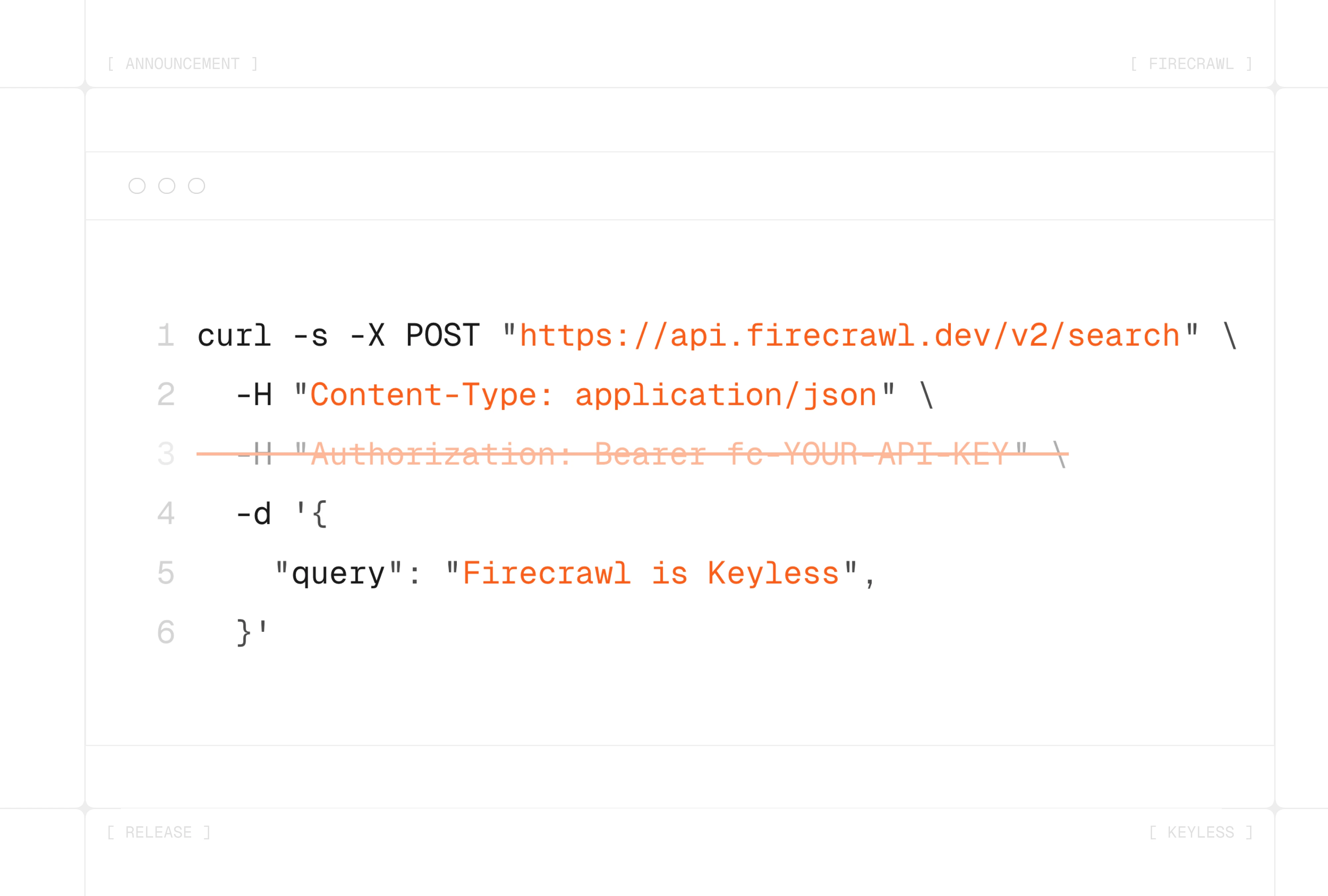 Introducing Firecrawl Keyless: Search, scrape, and interact without an API key