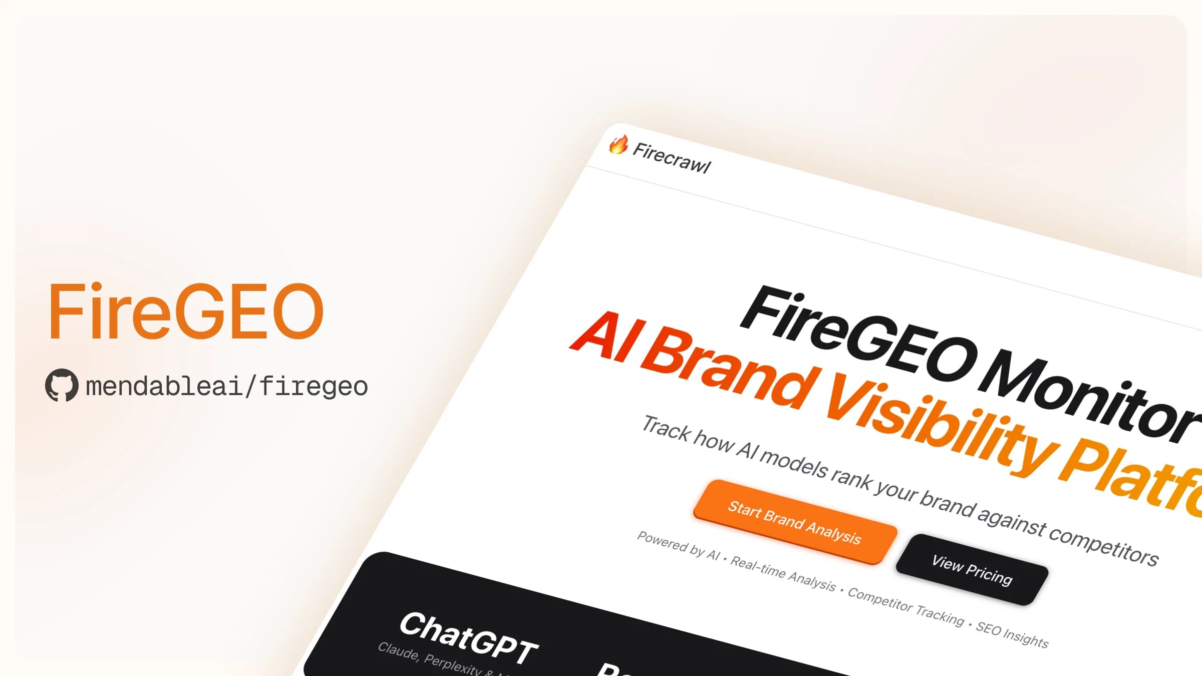 FireGEO: Complete SaaS Template for GEO Tools image