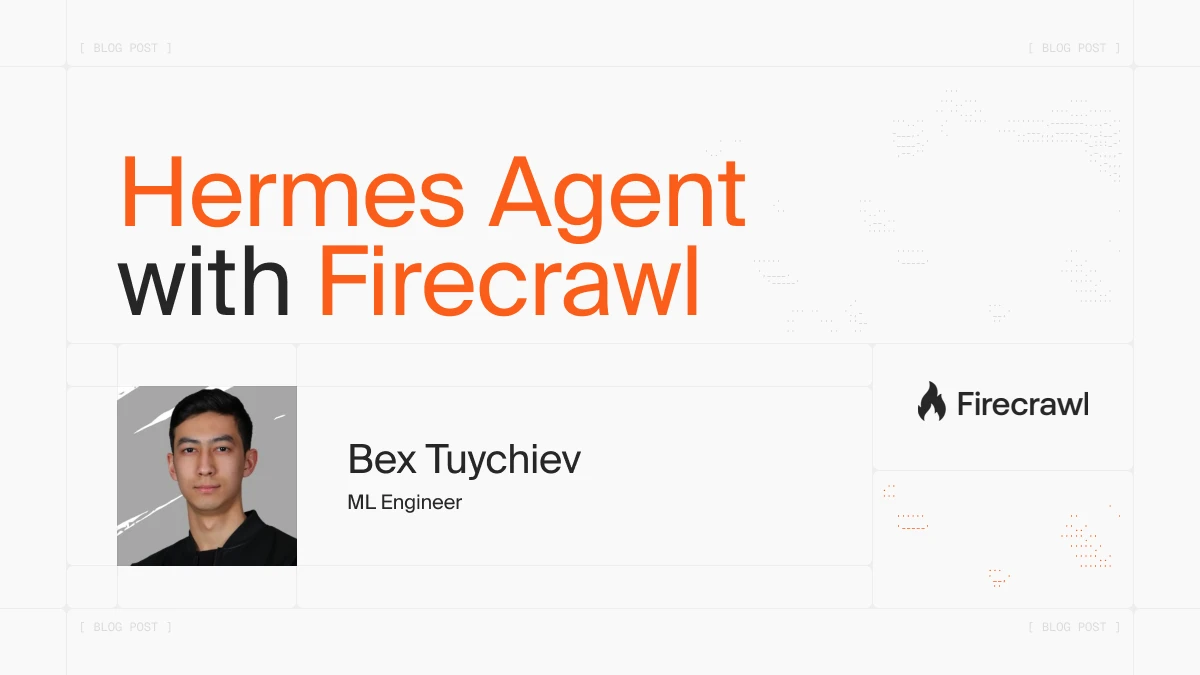 Hermes Agent: What It Is and How to Use It With Firecrawl image