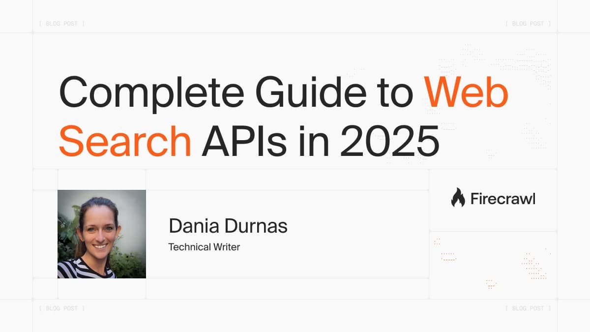 The Complete Guide to Web Search APIs for AI Applications in 2025 image