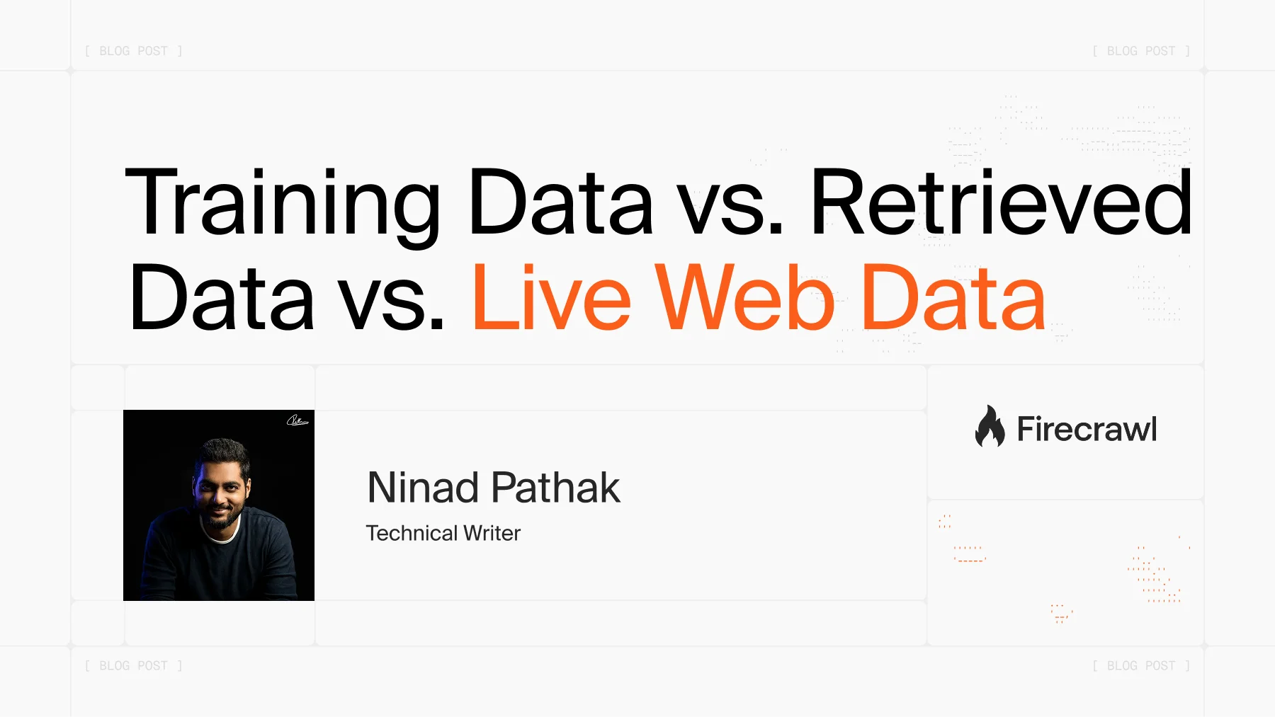 Training Data vs. Retrieved Data vs. Live Web Data: What Data Makes Your AI Agent Smarter image
