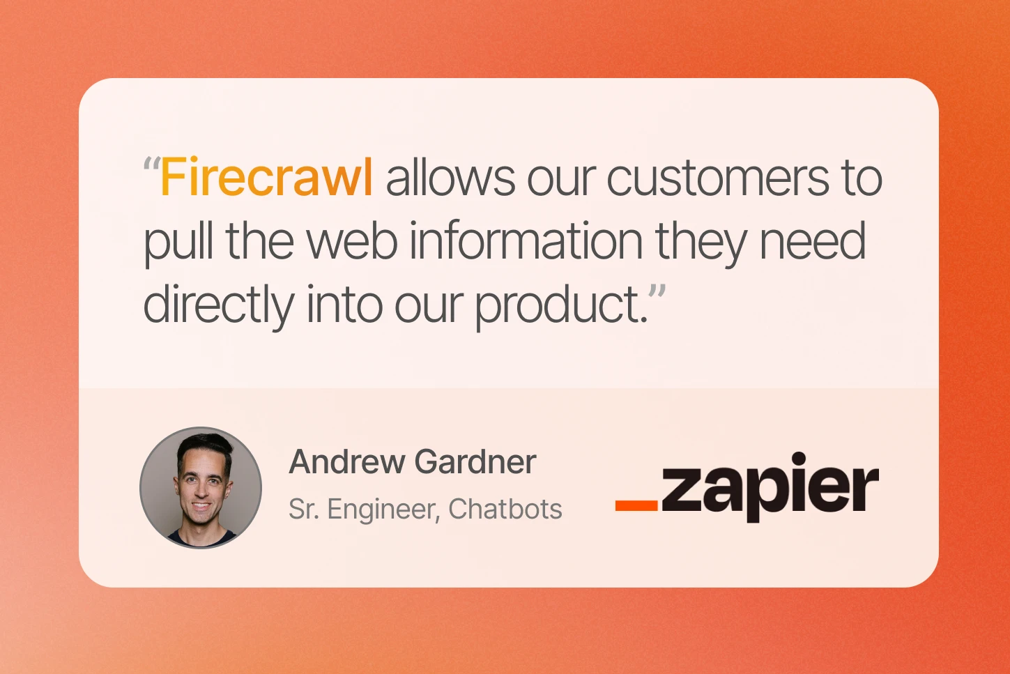How Zapier uses Firecrawl to Empower Chatbots image