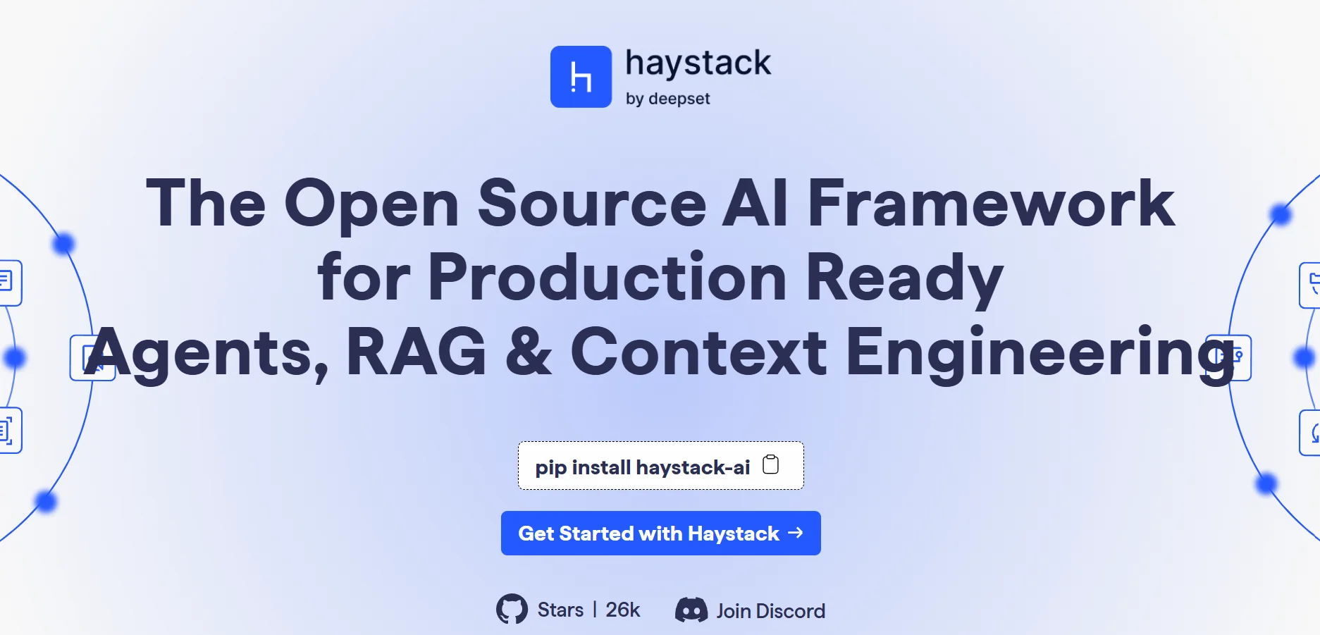 Haystack home page