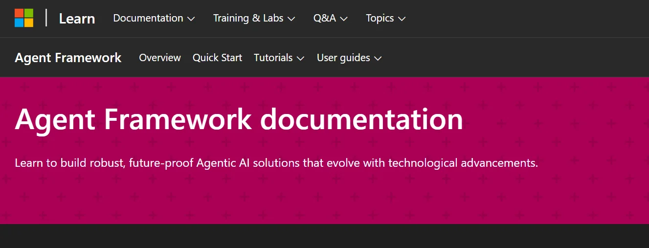 Microsoft Agent Framework