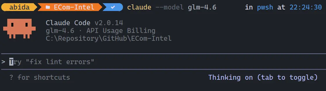 Use Claude Code with GLM-4.6 in your project