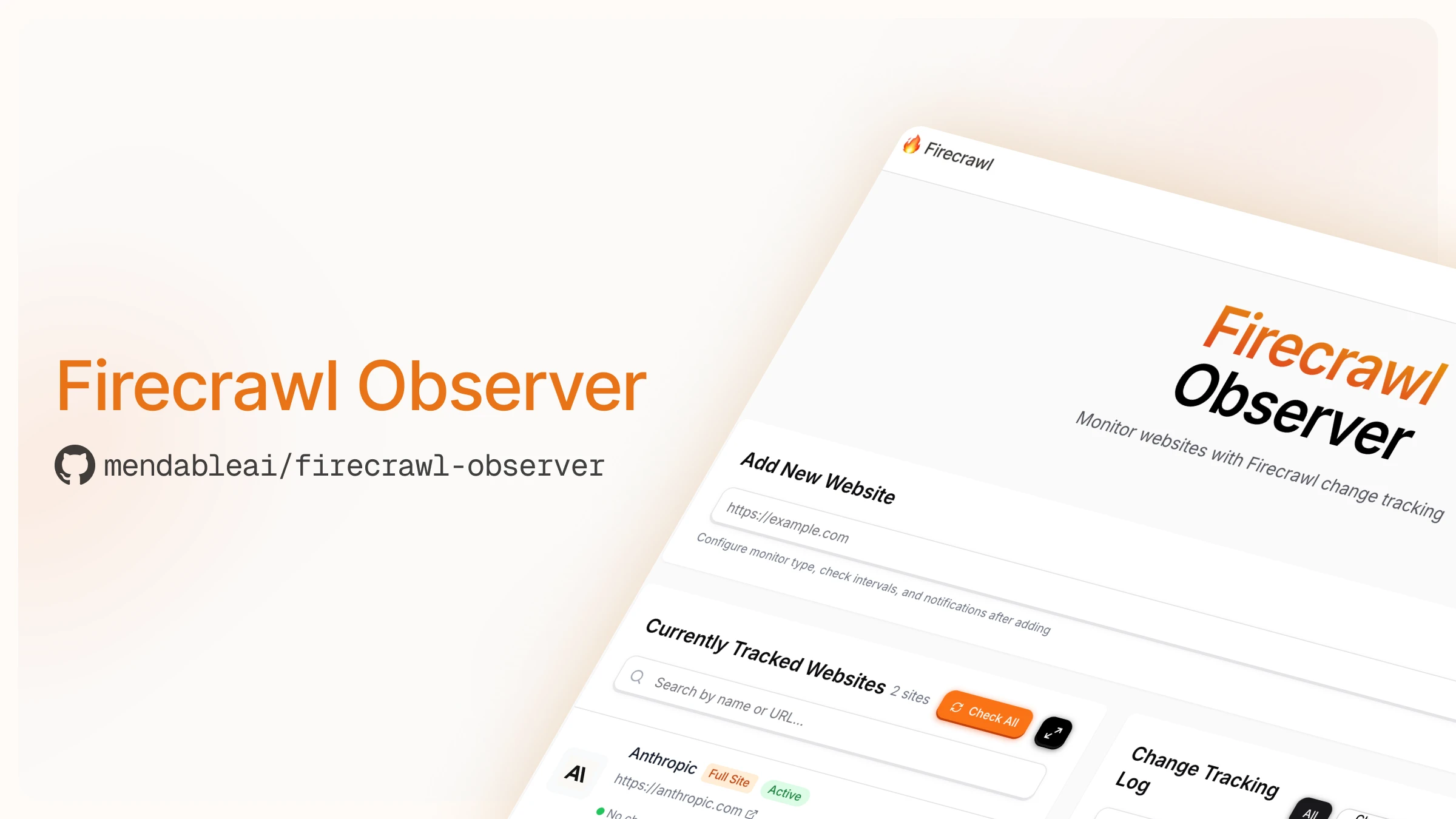 Introducing Firecrawl Observer, Our Open-Source Website Monitoring Tool image