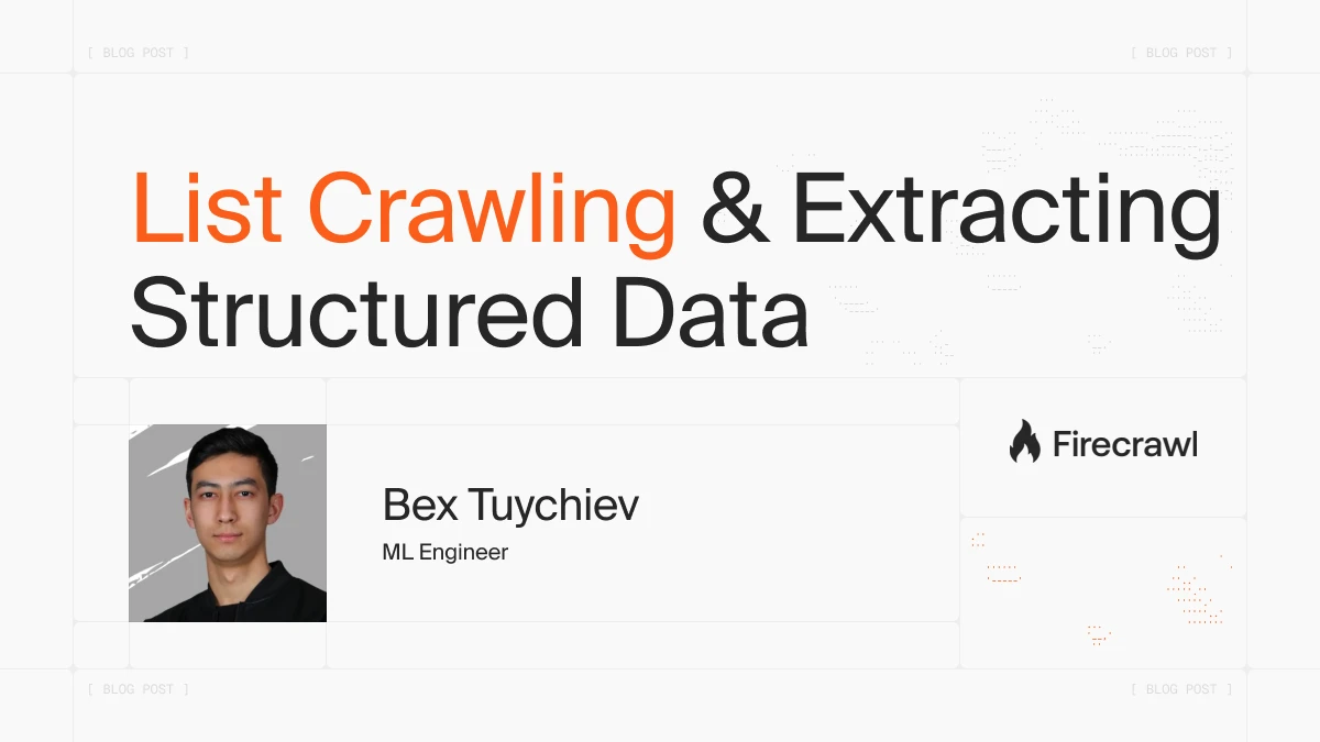 List Crawling: Extract Structured Data From Websites at Scale image