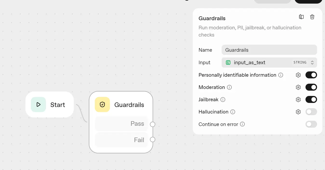 Guardrails block