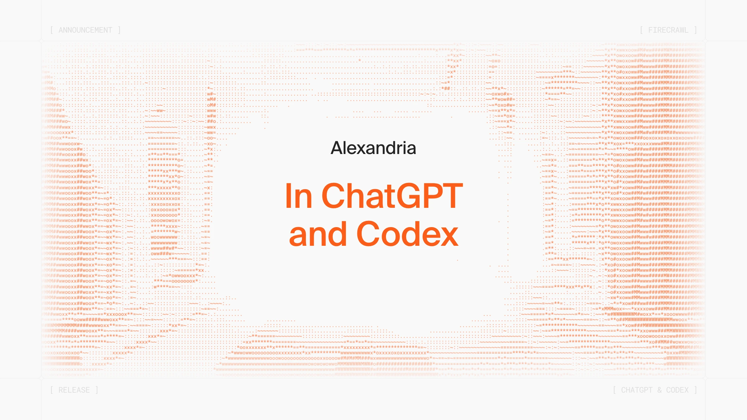 Alexandria In ChatGPT and Codex