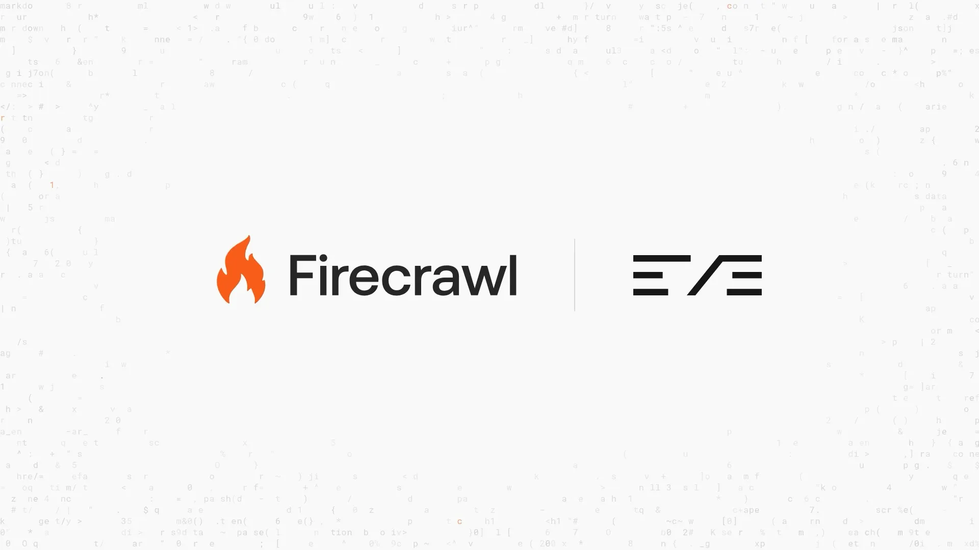 The Firecrawl and eve logos side by side